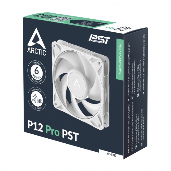 Arctic P12 Pro 120mm PWM PST - Fan (White) Arctic P12 Pro 120mm PWM PST - Fan (White)