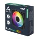 Arctic P12 Pro A-RGB 120mm PWM PST - Fan (Black) Arctic P12 Pro A-RGB 120mm PWM PST - Fan (Black)