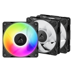 Arctic P12 Pro A-RGB 120mm PWM PST 3X Fan Set (Black) Arctic P12 Pro A-RGB 120mm PWM PST 3X Fan Set (Black)