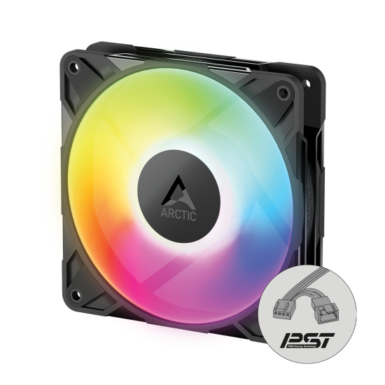 Arctic P12 Pro A-RGB LN (Less Noise Series) - 3-Pack 120 mm PWM Fan Arctic P12 Pro A-RGB LN (Less Noise Series) - 3-Pack 120 mm PWM Fan