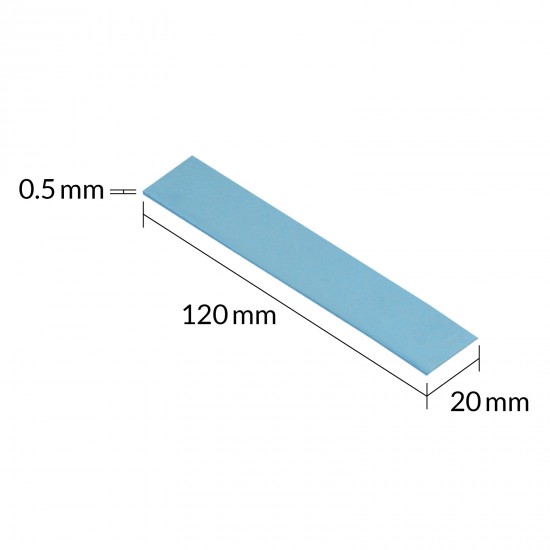 Arctic TP-3 Premium Performance Thermal Pad - Boyut: 120x20mm - Kalınlık 0.5mm (4 Adet)