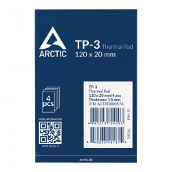 Arctic TP-3 Premium Performance Thermal Pad - Boyut: 120x20mm - Kalınlık 1.5mm (4 Adet)