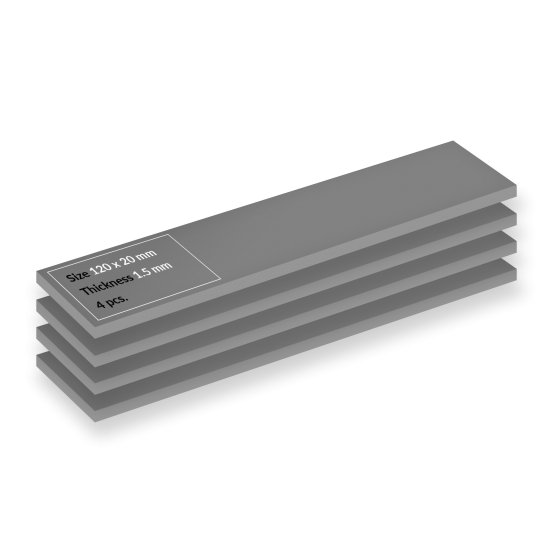 Arctic TP-4 Premium Performance Thermal Pad - Boyut: 120x20mm - Kalınlık 1.5mm (4 Adet)