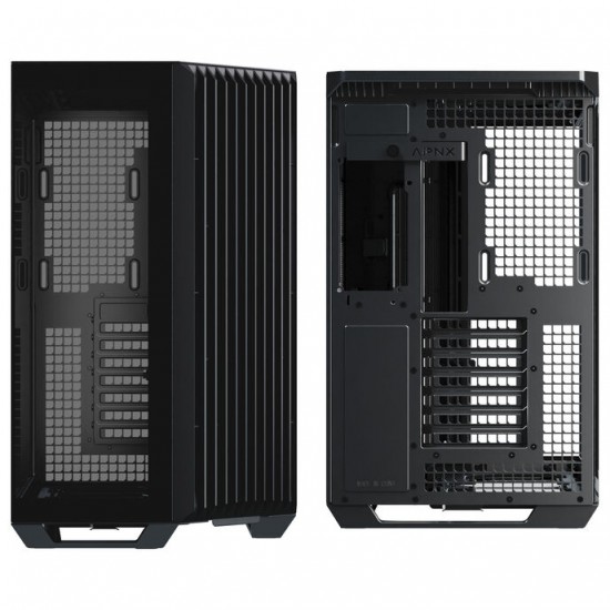 APNX V1 Bilgisayar Kasası - Midi-Tower, ATX, Tempered Glass – Renk: Siyah APNX V1 Bilgisayar Kasası - Midi-Tower, ATX, Tempered Glass – Renk: Siyah