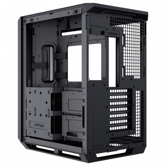 APNX V1 Bilgisayar Kasası - Midi-Tower, ATX, Tempered Glass – Renk: Siyah APNX V1 Bilgisayar Kasası - Midi-Tower, ATX, Tempered Glass – Renk: Siyah