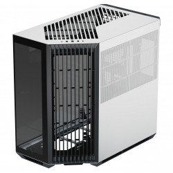 APNX V1 Bilgisayar Kasası - Midi-Tower, ATX, Tempered Glass – Renk: Siyah + Beyaz