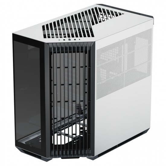 APNX V1 Bilgisayar Kasası - Midi-Tower, ATX, Tempered Glass – Renk: Siyah + Beyaz APNX V1 Bilgisayar Kasası - Midi-Tower, ATX, Tempered Glass – Renk: Siyah + Beyaz