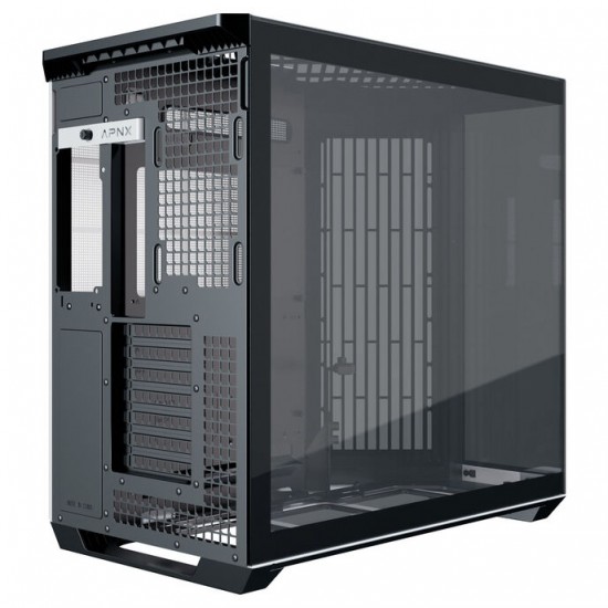 APNX V1 Bilgisayar Kasası - Midi-Tower, ATX, Tempered Glass – Renk: Siyah + Beyaz APNX V1 Bilgisayar Kasası - Midi-Tower, ATX, Tempered Glass – Renk: Siyah + Beyaz