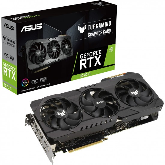 ASUS TUF GeForce RTX 3070 Ti V2 GAMING OC 8GB GDDR6X 256Bit Nvidia Ekran Kartı ASUS TUF GeForce RTX 3070 Ti V2 GAMING OC 8GB GDDR6X 256Bit Nvidia Ekran Kartı