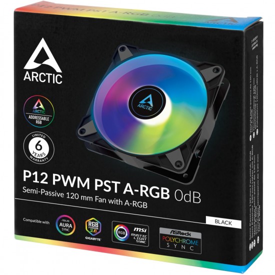 ARCTIC P12 PWM PST A-RGB 0dB - Kasa Fanı (ACFAN00231A) ARCTIC P12 PWM PST A-RGB 0dB - Kasa Fanı (ACFAN00231A)