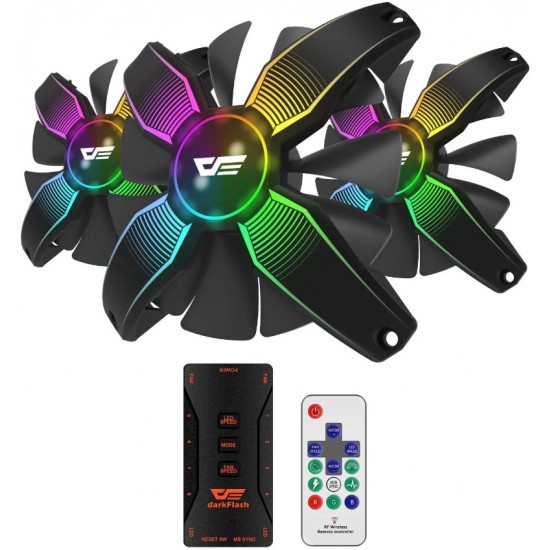 Aigo - Talon A-RGB 3x12cm Fan Kit Set + Kontrolcü + Uzaktan Kumanda Aigo - Talon A-RGB 3x12cm Fan Kit Set + Kontrolcü + Uzaktan Kumanda