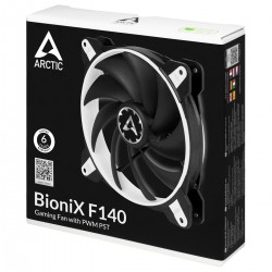 Arctic BioniX F140 Gaming Fan with PWM PST Case Fan 140mm  (14cm Kasa Fanı Siyah&Beyaz ) (ACFAN00096A)