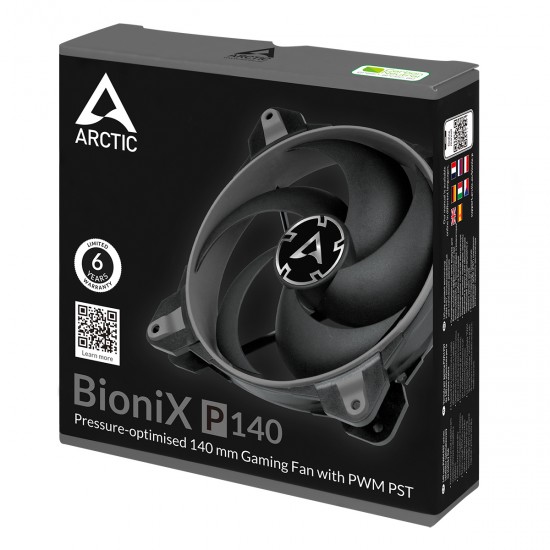Arctic BioniX P140 140mm Case Fan PWM PST - Gri Renk (ACFAN00159A) Arctic BioniX P140 140mm Case Fan PWM PST - Gri Renk (ACFAN00159A)