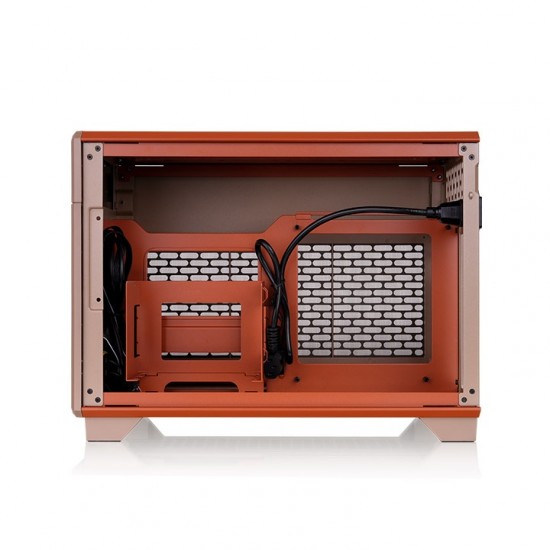 Thermaltake TR100 Gravel Sand - PCIe 4.0 riser cable - Mini-ITX Case - Fansız Thermaltake TR100 Gravel Sand - PCIe 4.0 riser cable - Mini-ITX Case - Fansız