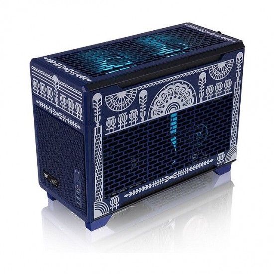 Thermaltake TR100 Koralie Edition Cobalt Blue - Mini-ITX Case