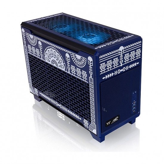 Thermaltake TR100 Koralie Edition Cobalt Blue - Mini-ITX Case