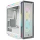 Corsair iCUE 5000T Tempered Glass RGB USB 3.1 ATX Mid Tower Kasa - Beyaz