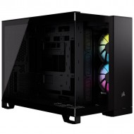 Corsair 2500X Link RGB Micro-ATX PC Case - Tempered Glass - Black