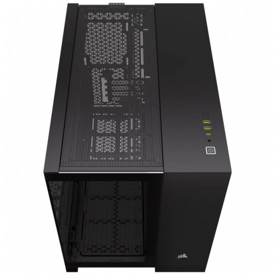 Corsair 2500X Link RGB Micro-ATX PC Case - Tempered Glass - Black