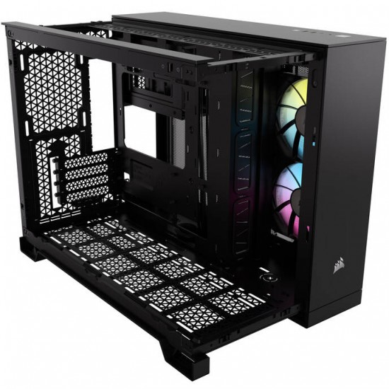 Corsair 2500X Link RGB Micro-ATX PC Case - Tempered Glass - Black