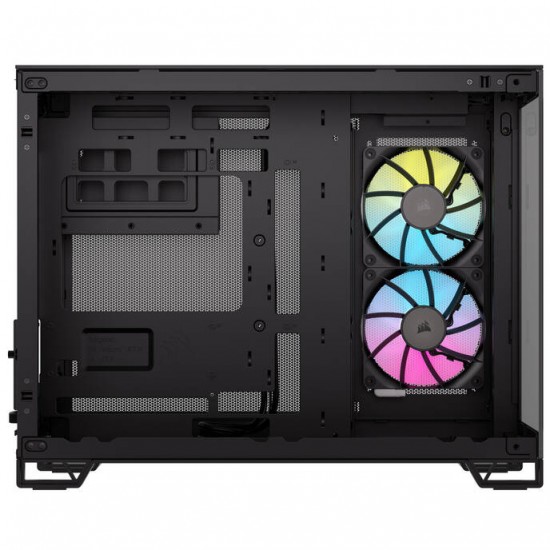 Corsair 2500X Link RGB Micro-ATX PC Case - Tempered Glass - Black