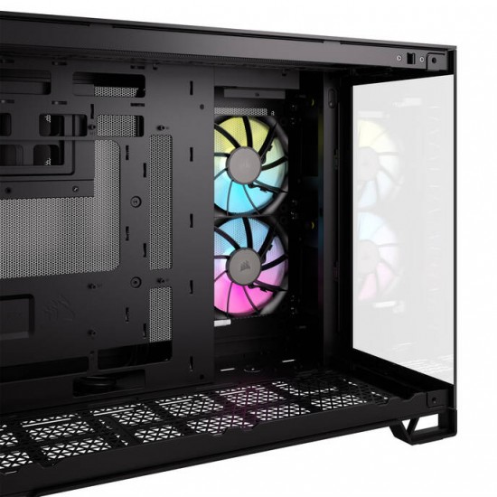 Corsair 2500X Link RGB Micro-ATX PC Case - Tempered Glass - Black