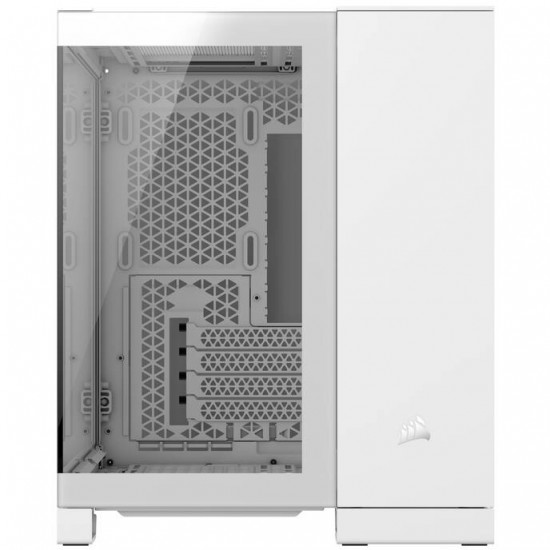 Corsair 2500X Link RGB Micro-ATX PC Case - Tempered Glass - White