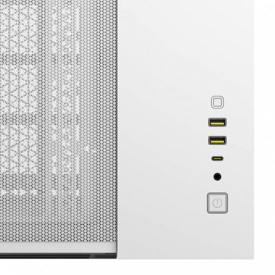 Corsair 2500X Link RGB Micro-ATX PC Case - Tempered Glass - White