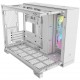 Corsair 2500X Link RGB Micro-ATX PC Case - Tempered Glass - White