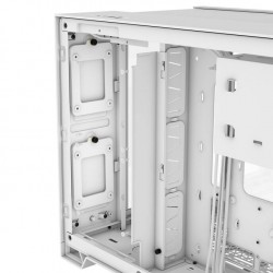 Corsair 2500X Link RGB Micro-ATX PC Case - Tempered Glass - White Corsair 2500X Link RGB Micro-ATX PC Case - Tempered Glass - White