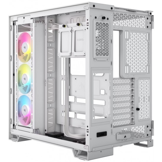 Corsair iCUE LINK 6500X RGB Tempered Glass White USB 3.2 ATX Mid Tower Kasa