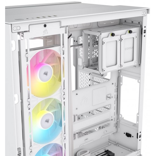 Corsair iCUE LINK 6500X RGB Tempered Glass White USB 3.2 ATX Mid Tower Kasa