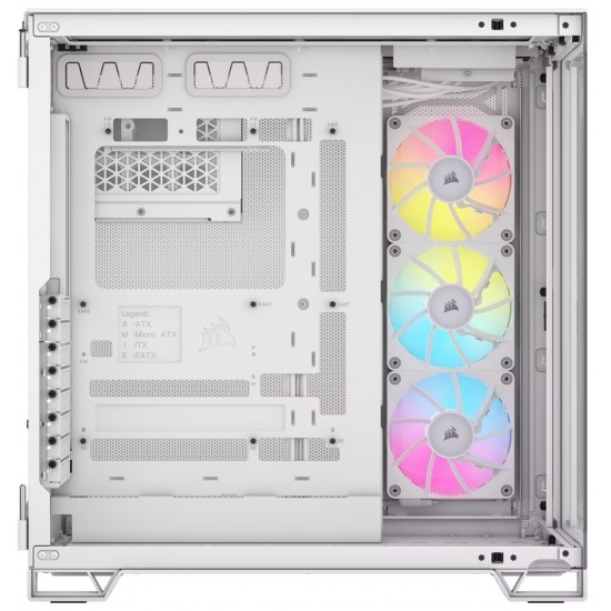 Corsair iCUE LINK 6500X RGB Tempered Glass White USB 3.2 ATX Mid Tower Kasa
