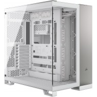 CORSAIR 6500X Mid-Tower Dual Chamber PC Case, White/Satin Gray Aluminum, CC-9011285-WW CORSAIR 6500X Mid-Tower Dual Chamber PC Case, White/Satin Gray Aluminum, CC-9011285-WW
