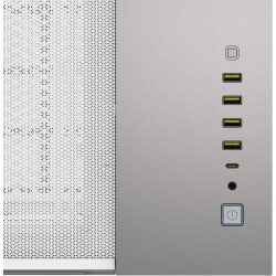 CORSAIR 6500X Mid-Tower Dual Chamber PC Case, White/Satin Gray Aluminum, CC-9011285-WW CORSAIR 6500X Mid-Tower Dual Chamber PC Case, White/Satin Gray Aluminum, CC-9011285-WW