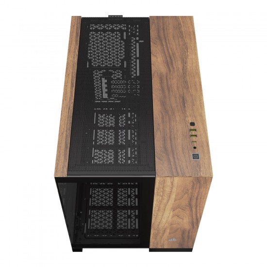 Corsair 2500X Black/Walnut Dual Chamber Tempered Glass Computer Case Corsair 2500X Black/Walnut Dual Chamber Tempered Glass Computer Case