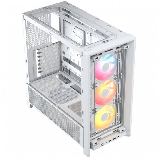 Corsair Frame 4000D RS ARGB - PC Case - Tempered Glass - White