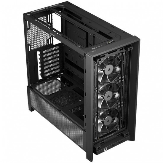 Corsair Frame 4000D RS - PC Case - Tempered Glass - Black
