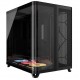 Corsair AIR 5400 RS-R ARGB PC Case, Black, Includes pre-installed 3× RS-R ARGB reverse fans