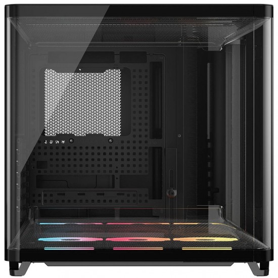 Corsair AIR 5400 RS-R ARGB PC Case, Black, Includes pre-installed 3× RS-R ARGB reverse fans