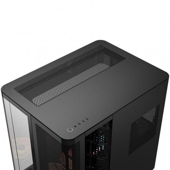 Corsair AIR 5400 RS-R ARGB PC Case, Black, Includes pre-installed 3× RS-R ARGB reverse fans