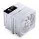 Jonsbo CC90 CPU Cooler, Dual Tower, 130mm PWM Fan, Display - White