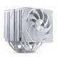 Jonsbo CC90 CPU Cooler, Dual Tower, 130mm PWM Fan, Display - White