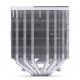 Jonsbo CC90 CPU Cooler, Dual Tower, 130mm PWM Fan, Display - White