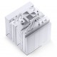 Jonsbo CC90 CPU Cooler, Dual Tower, 130mm PWM Fan, Display - White
