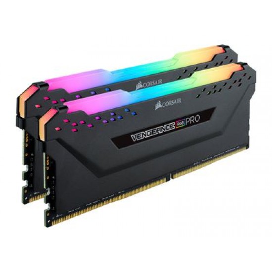 Corsair VENGEANCE RGB PRO 32GB (2 x 16GB) DDR4 DRAM 3200MHz C16 Memory Kit Corsair VENGEANCE RGB PRO 32GB (2 x 16GB) DDR4 DRAM 3200MHz C16 Memory Kit