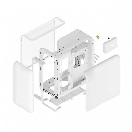 HYTE X50 Air - Snow White - PC Case