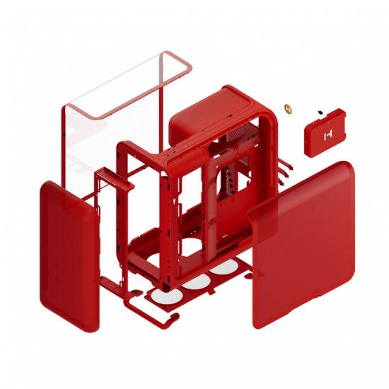 HYTE X50 Computer Case - Wild Cherry