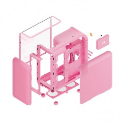 HYTE X50 Computer Case - Strawberry Milk