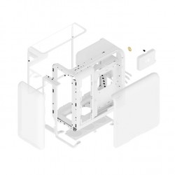 HYTE X50 Computer Case - Snow White
